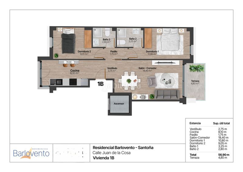 Foto ee8e87e8-57fa-4a7e-87a0-677f6b3e17ac. Appartamento con riscaldamento in Santoña