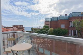 Àtic a Centre. Ático de 1 dormitorio y gran terraza con vistas al mar