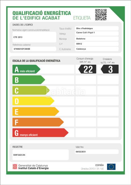 Foto cb34bd87-1f0f-4652-86ab-5cf05f1b559f. Location appartement dans carrer de coll i pujol 17 dans Badalona