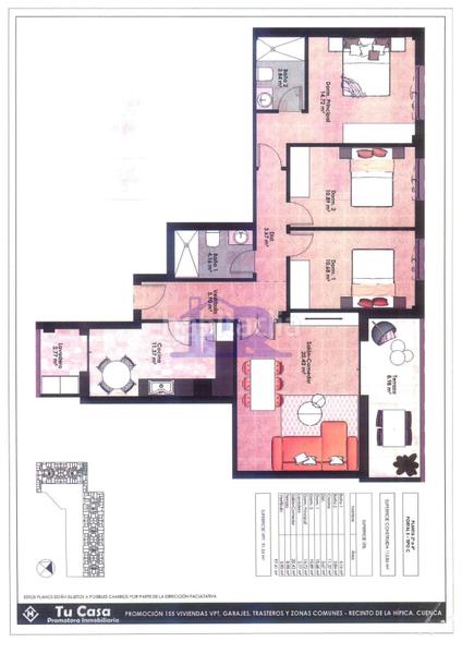 Foto ad713b75-26eb-456a-b257-78f959735b8c. Piso  3 dormitorios con terraza y garaje en la hípica en Cuenca