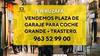 Parking voiture  Carrer de les filipines. Plaza de garaje con trastero en ruzafa