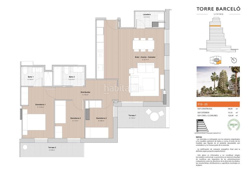 Foto 56af8d8f-88ec-4a2c-9d8d-c9e923d792ff. Appartement 126m<sup>2</sup> dans ronda barceló 88 dans Eixample Mataró