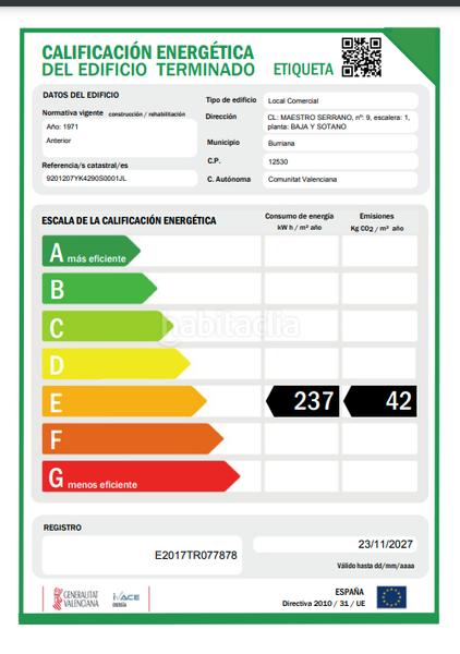 Foto c2e68c2c-0fe9-46dd-888d-c2a3c8fc9d84. Geschäftsraum in Camino de Onda-Salesianos Burriana