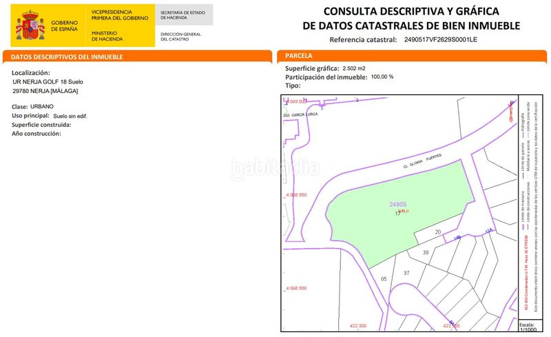 Foto 134ffe1c-91a7-479d-87d5-f226fc9713ed. Terreny residencial a urbanizacion Nerja golf 18 a Nerja