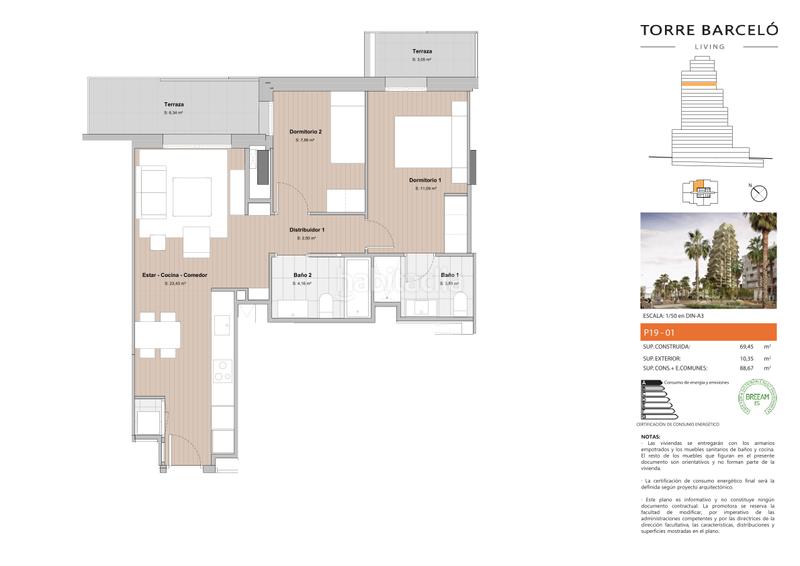 Foto dd22ba2c-7509-4541-988e-3aff1683d64c. Appartement 89m<sup>2</sup> dans ronda barceló 88 dans Eixample Mataró