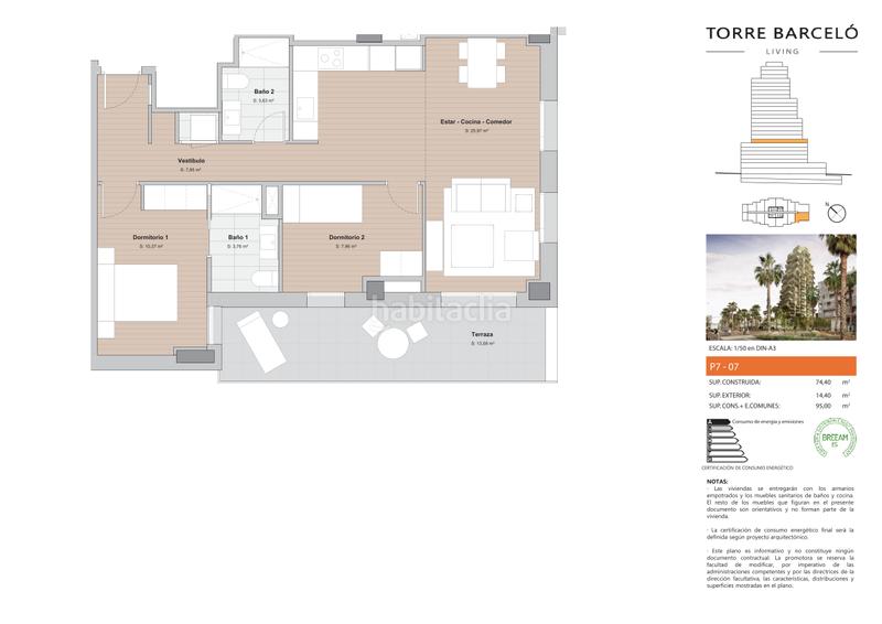 Foto e01885cc-9282-4d34-a5f3-673f89231139. Flat 95m<sup>2</sup> in ronda barceló 88 in Eixample Mataró