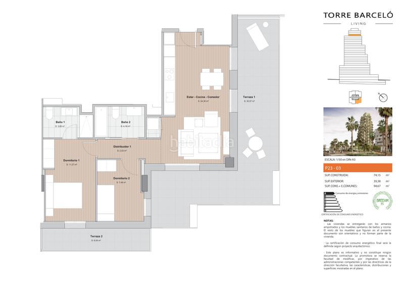 Foto 7c3791d9-7328-4a0e-851c-11e7e31f4466. Appartamento 95m<sup>2</sup> in ronda barceló 88 in Eixample Mataró