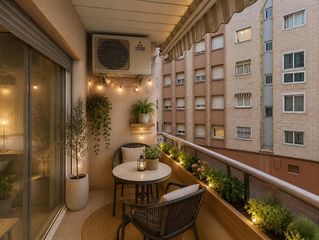 Flat in Progrés. Piso de tres habitaciones muy luminoso y acogedor