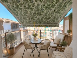 Ático en La Sagrera. Exclusivo ático reformado con terraza y vistas al tibidabo