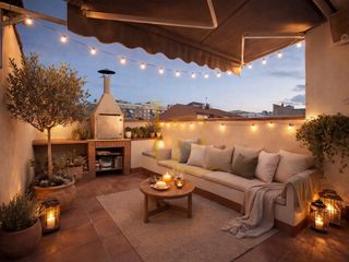 Duplex à Eixample. Precioso piso muy luminoso de tres habitaciones con terraza y po