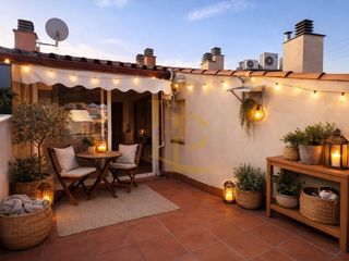 Dúplex en Eixample. Precioso piso muy luminoso de tres habitaciones con terraza y po