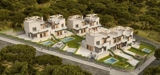 Casa aparellada a Polop. Pareados de obra nueva en polop