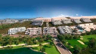 Apartamento en La Cala Mijas. Complejo residencial de obra nueva en las lagunas de mijas