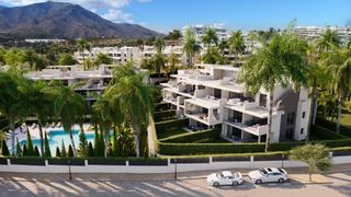 Planta baja en Guadalobón. Moderno residencial en estepona amplios apartamentos con soleada