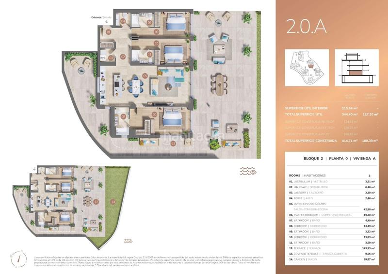 Foto 4f9ccb06-da3a-4e34-b65e-c43225c9705c. Planta baja apartamentos de lujo de nueva construcción en cerrado del águila golf, , con vistas al mar y al campo de golf en Mijas