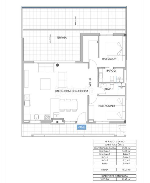 Foto 468da8fd-f714-4360-8d36-b275026b9920. Attico con parcheggio piscina in Las Azaleas-Alkadir Vila Joiosa (la)
