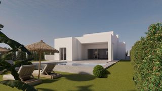 Chalet in Algorfa. Villas contemporáneas con piscina privada en la finca golf resor