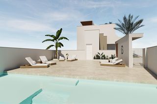 Casa en San Pedro del Pinatar. Apartamentos modernos con piscina comunitaria cerca de la playa
