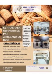 Transfer Business premise in Centre. Se traspasa obrador pan artesano