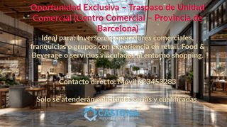 Local Comercial en Centre - Passeig i Rodalies