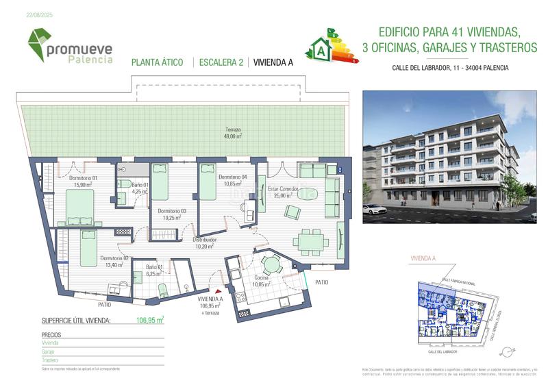 Foto f7d9bd1c-7bda-4155-9569-7e61eb59e38d. Attique dans calle labrador 11 dans Avenida de Madrid Palencia
