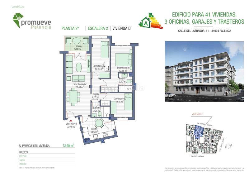 Foto aac1d69a-edb5-4ed2-b209-beaf9e43c0c2. Flat in calle labrador 11 in Avenida de Madrid Palencia