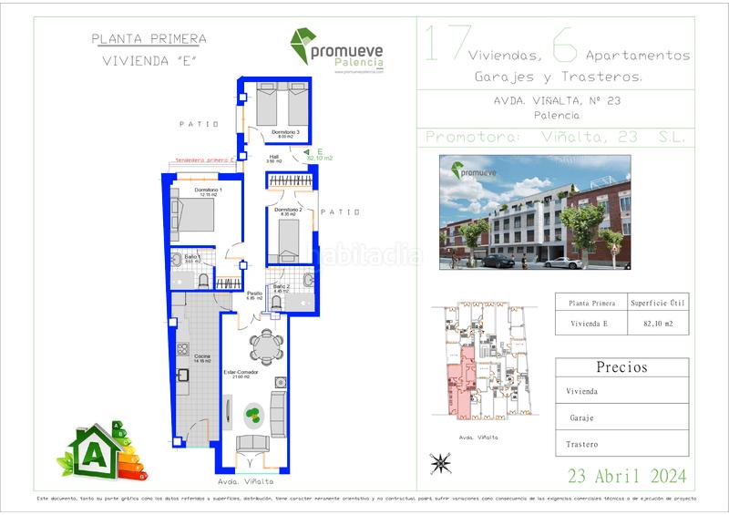 Foto 366c8df1-c8ce-461e-bedf-a63a73659944. Apartamento en avenida viñalta 23 vivienda de obra nueva en viñalta en Palencia
