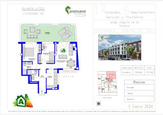 Àtic a Avenida viñalta 23. Vivienda de obra nueva en viñalta