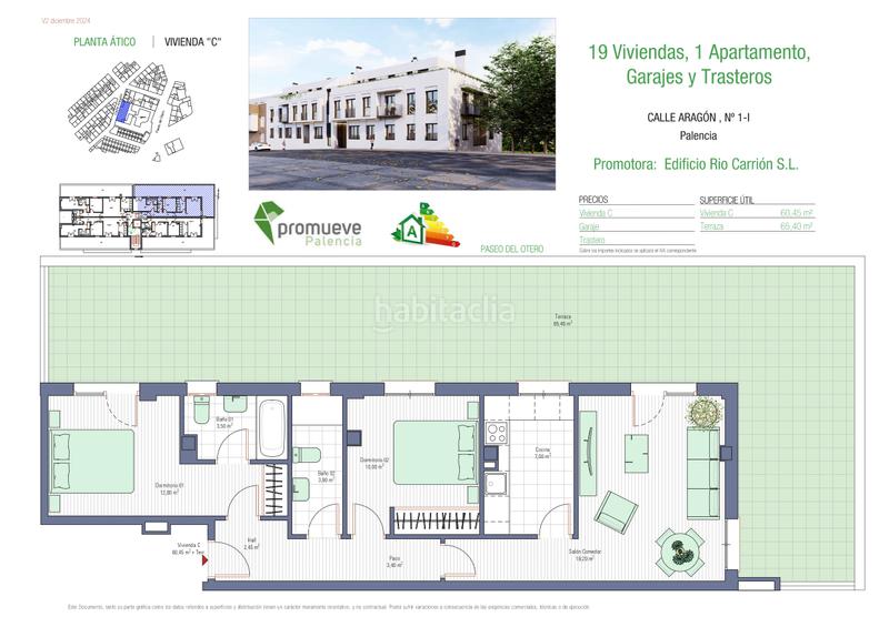 Foto f0358be5-ec5e-4efd-b9f6-03adc66fd47b. Àtic a calle aragón 1b a El Cristo Palencia
