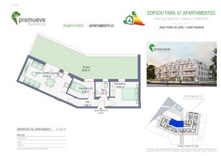 Àtic a Calle ponce de león 1. Apartamentos preparados para uso turístico