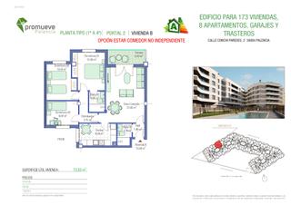 Piso en Calle conchi paredes 2. Viviendas obra nueva con garaje, trastero, piscina y gimnasio en