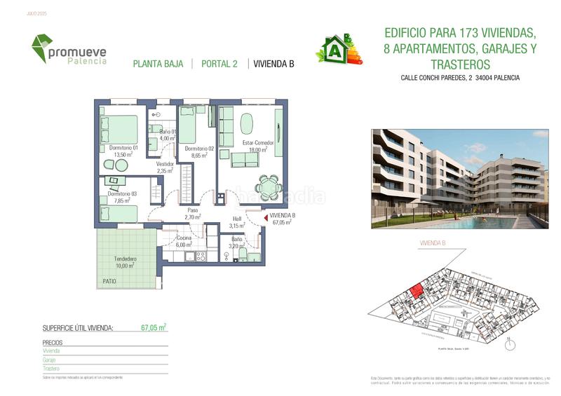 Foto 174fb5cc-f88b-4b7c-90c2-7a48043fabcc. Appartement dans calle conchi paredes 2 dans San Antonio Palencia