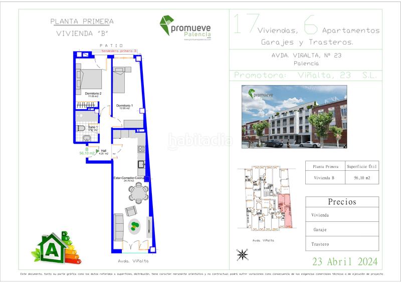 Foto 68fccbe4-d031-44de-93d1-e7e97e4d5102. Apartamento en avenida viñalta 23 vivienda obra nueva en viñalta en Palencia