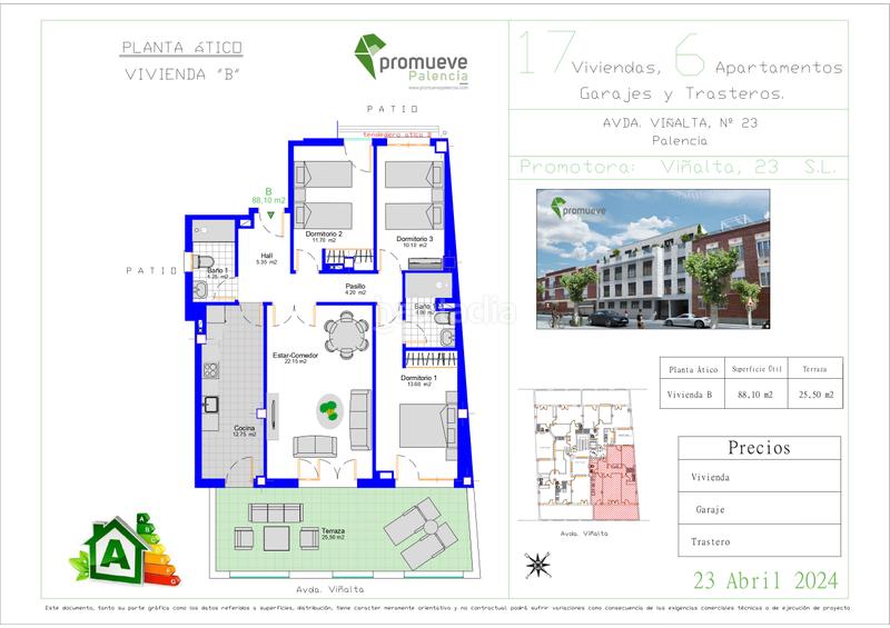 Foto 0b0e96b5-1248-4899-a5fd-863b3e9fd96e. Dachwohnung in avenida viñalta 23 in Allende el Río Palencia