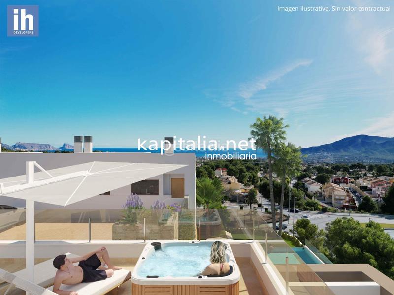 Foto 0c9af30d-467d-41c1-8de5-e3c488edb8a2. Chalet adosado de obra nueva en la nucia en La Nucia Pueblo Nucia (la)
