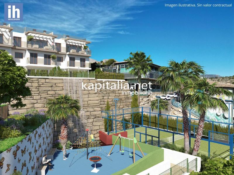 Foto 1105b2e5-b884-4934-90e1-04f2eb7c7351. Chalet adosado de obra nueva en la nucia en La Nucia Pueblo Nucia (la)