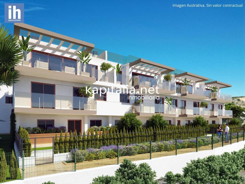 Foto 210285a4-6489-4e32-9181-cc808a7a410c. Chalet adosado de obra nueva en la nucia en La Nucia Pueblo Nucia (la)