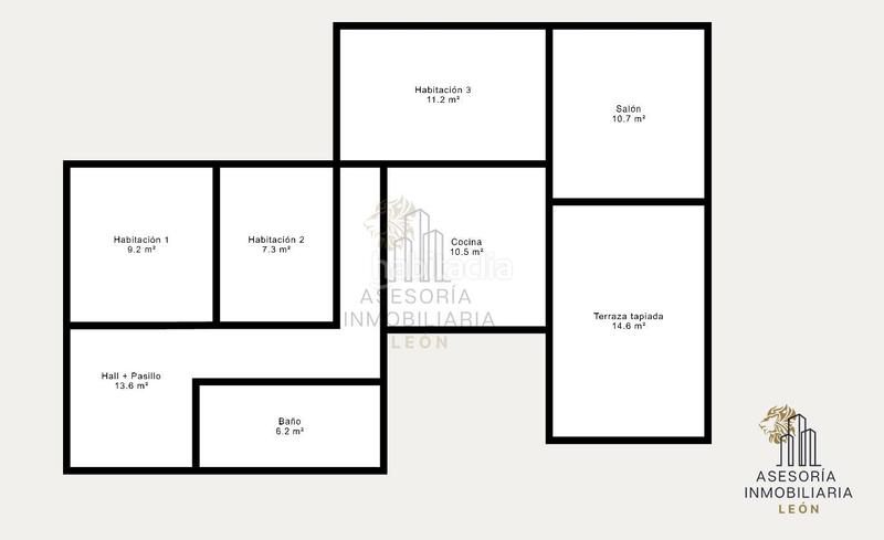 Foto 692a9b89-50bc-4e53-9635-5c8d8174e413. Appartamento con riscaldamento in Centro Ciudad León