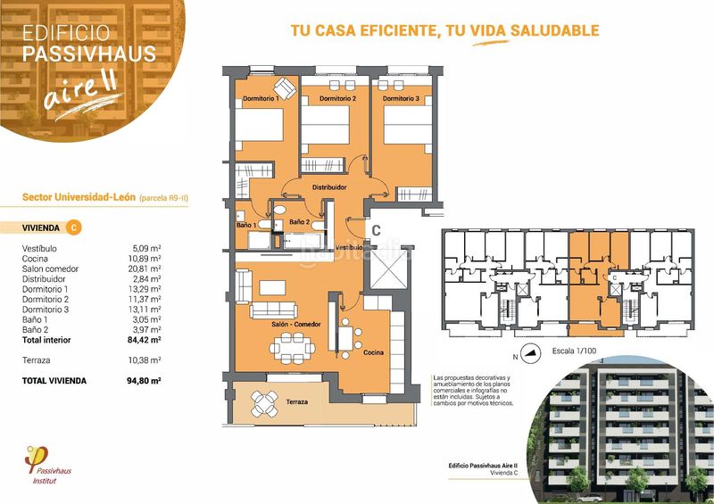 Foto f4e3d997-7e2a-41b6-acf0-d9cd48a441db. Flat with heating parking in San Mamés - La Palomera León