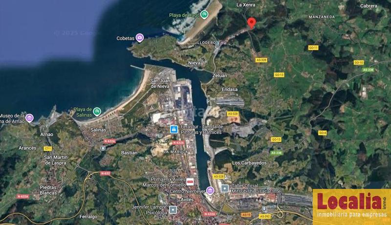 Foto 7a73d20a-32e0-422e-a99b-f04599156356. Nau industrial a Verdicio-Bañugues-Cabo Peña Gozón