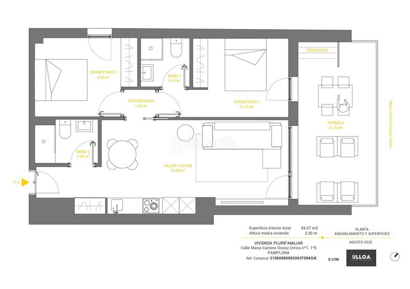 Foto 7f2ce90f-180f-4066-a166-1ab14e837b8f. Appartement dans calle maria camino oscoz urriza 1 dans Pamplona / Iruña