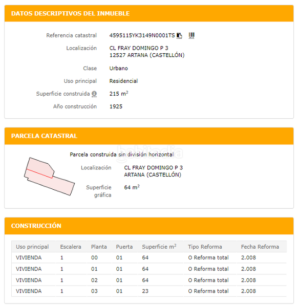 Foto c75c27d1-211f-459b-8e2f-17b024dbee0d. Casa adosada venta casa adosada esquinera a dos calles 4 dormitorios 1 baño en Artana