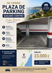 Autoparkplatz in S´Agaró. Plaza de parking venta centro de sagaro