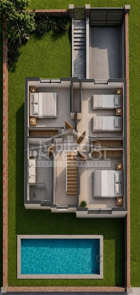 Foto cbe36bf0-ecac-4d13-b931-f6e091f367b9. Casa aparellada a calle jabega 47 a Almerimar Ejido (El)