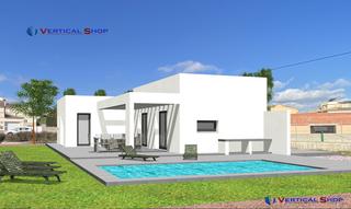 Chalet in Caudete. Chalet en venta en club de tenis, 3 dormitorios.