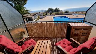 Etagenwohnung in Cala llevado edificio piscis 52. Estudio con vistas al mar en cala llevadó