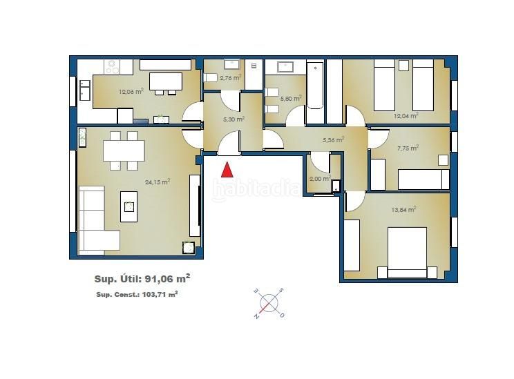 Foto 49657570-a573-4569-9d2d-f5d2494e0ab4. Pis amb calefacció aparcament a Centre Lloret de Mar