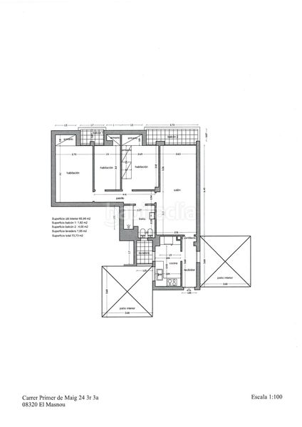 Foto a17472db-a95c-4c44-809b-2666b0fecea8. Etagenwohnung mit heizung pool in Centre Masnou (El)