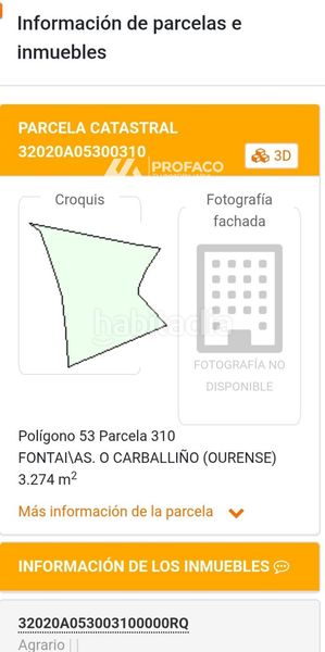 Foto 4dfec4e9-e127-4101-8e3f-e3cfa13ad094. Finca rústica señorin carballiño en Carballiño (O)