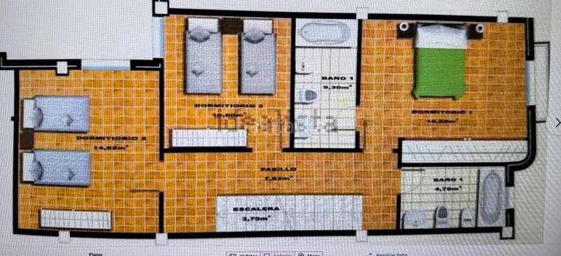 Foto da50bbe9-2f8b-4429-95e3-5fc4819fe51f. Semi detached house with heating in Camposoto - Gallineras San Fernando